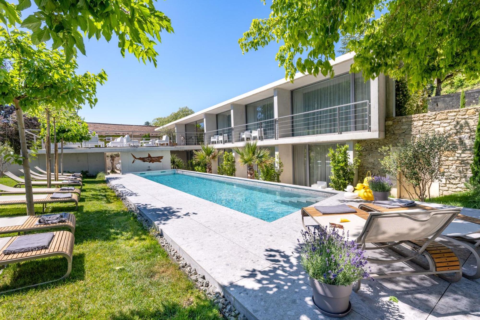 Le Pavillon M, Chambres D'Hotes De Luxe Avec Piscine & Spa Grignan Exteriér fotografie